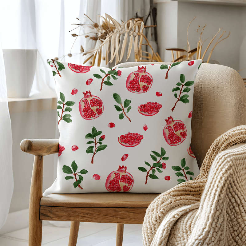 Pomegranate Throw Pillow