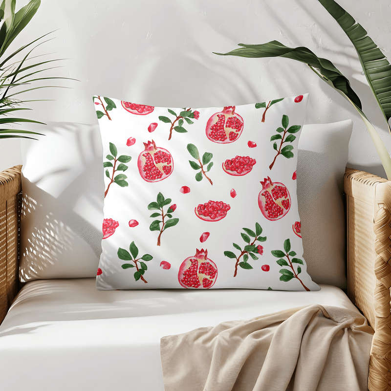 Pomegranate Throw Pillow