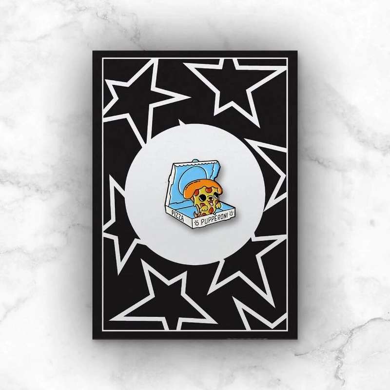 Pupperoni Enamel Pin