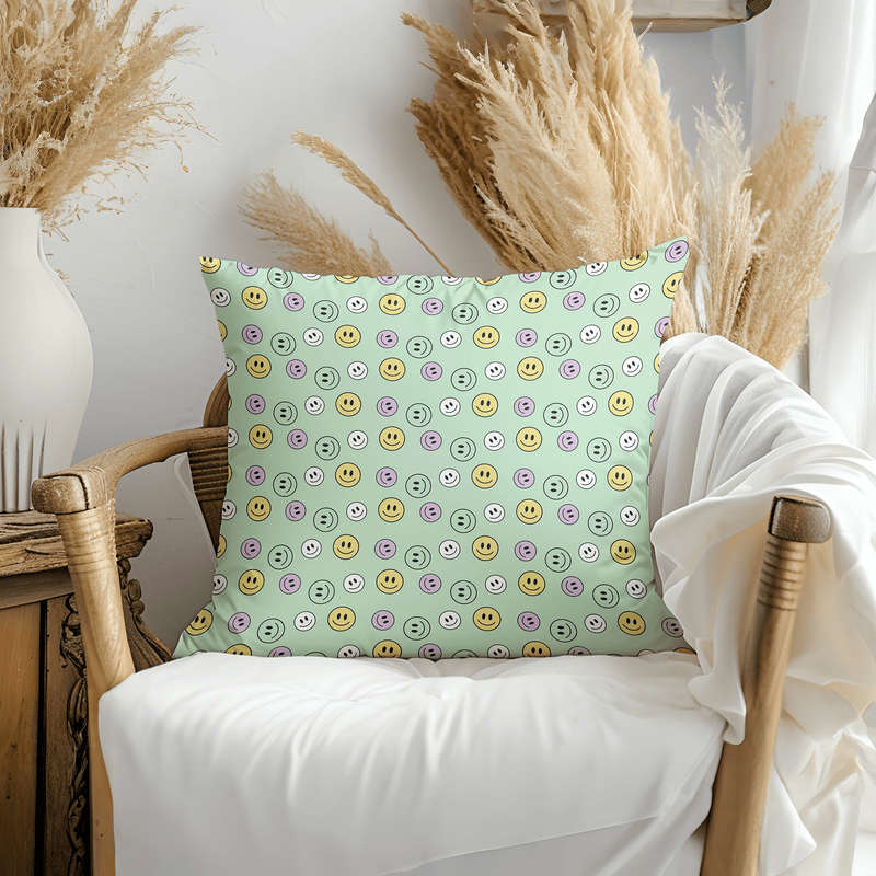 Smile Throw Pillow