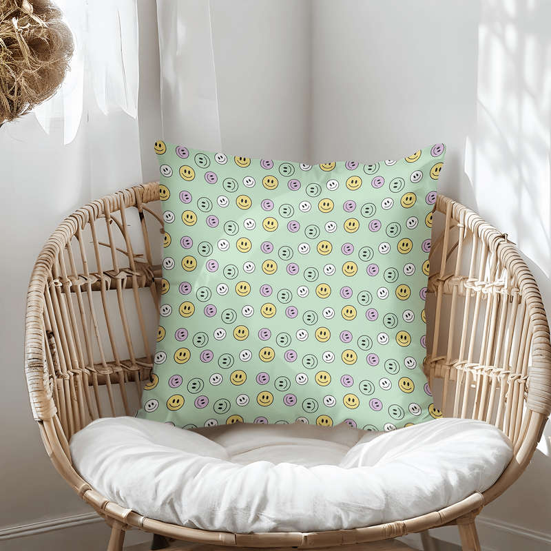 Smile Throw Pillow