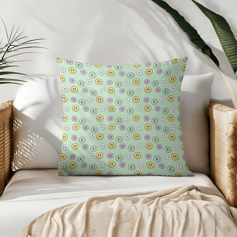 Smile Throw Pillow