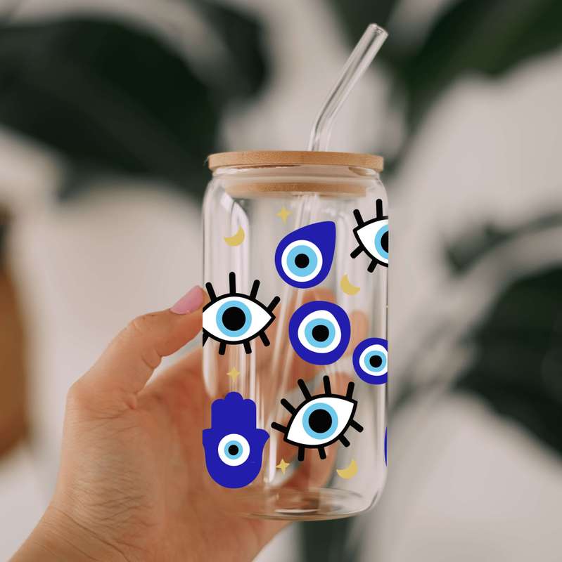 Evil Eye Glass Libbey Can