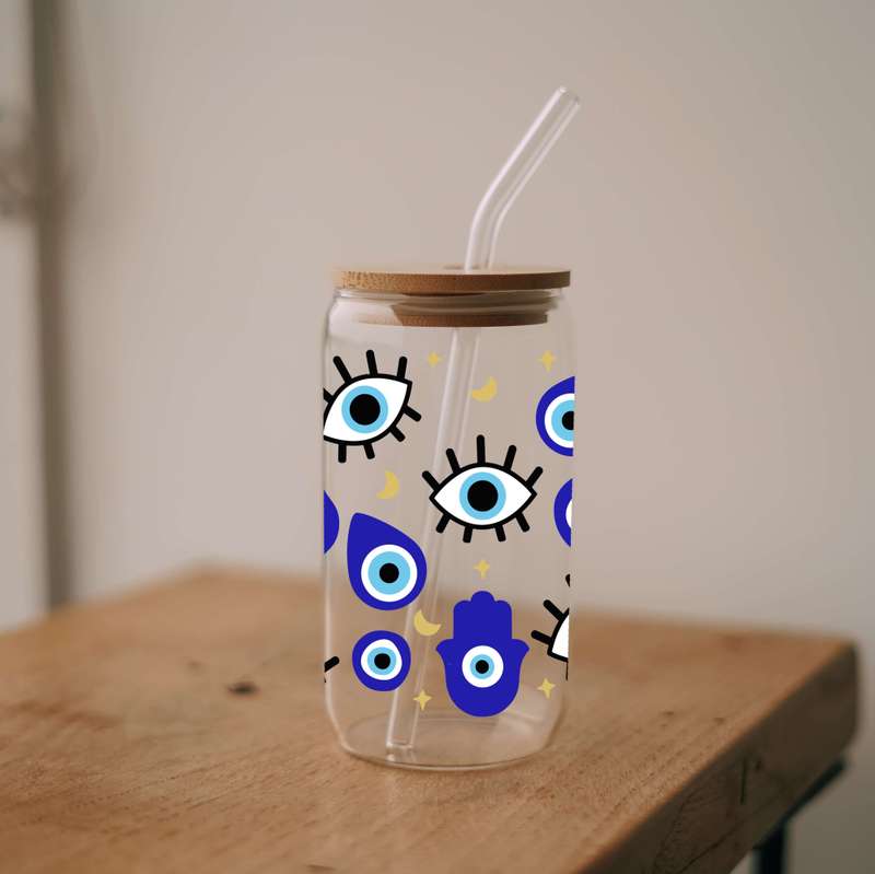 Evil Eye Glass Libbey Can