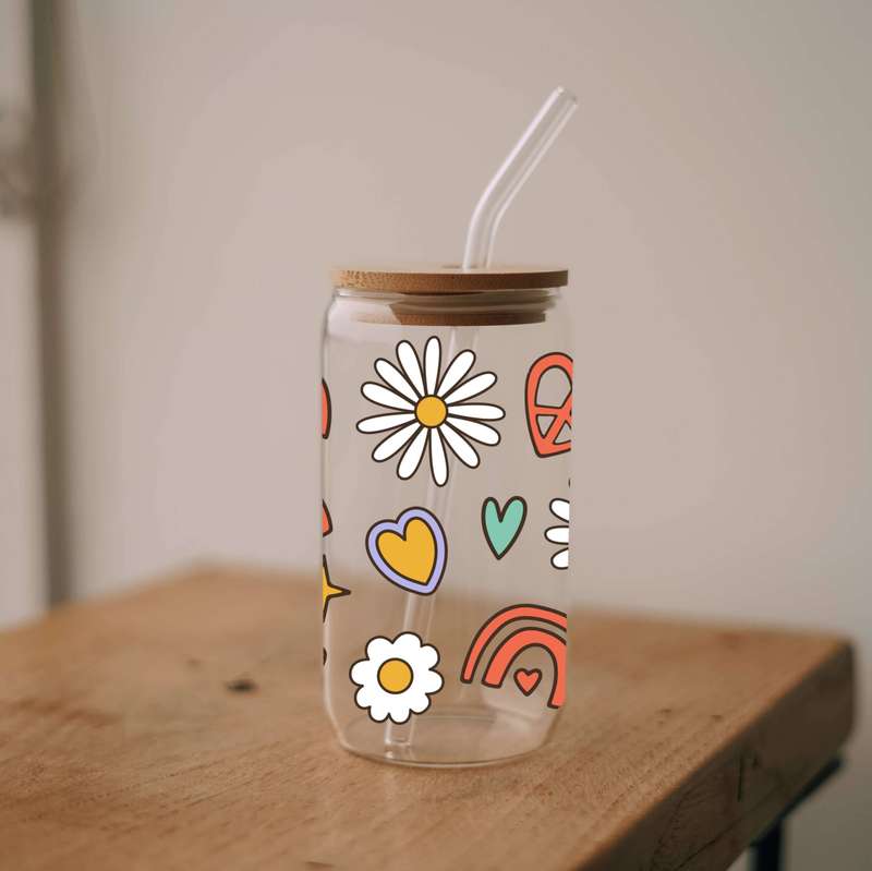 Groovy Glass Can