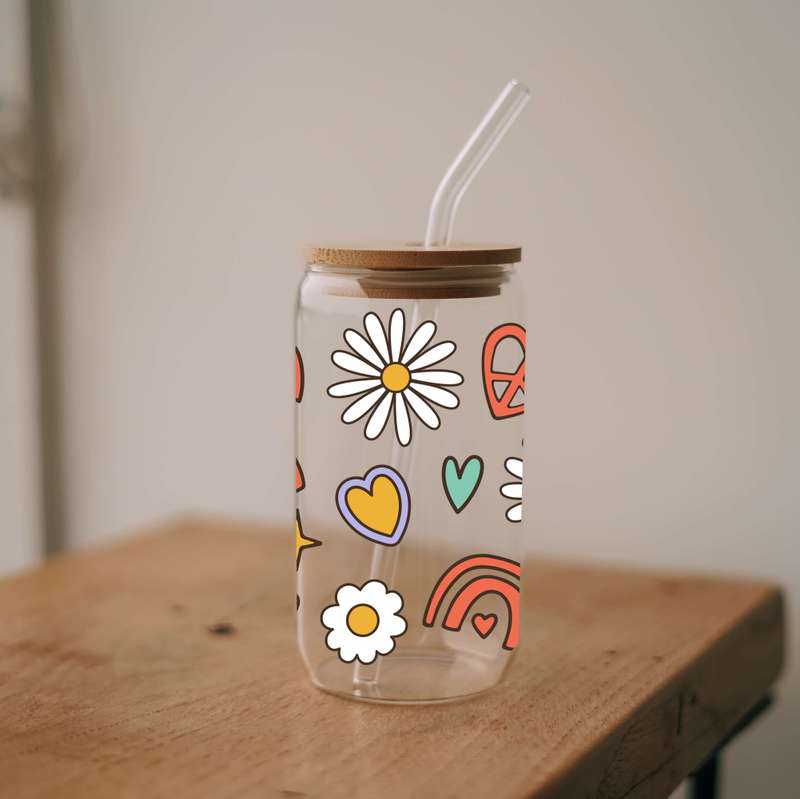 Groovy Glass Libbey Can