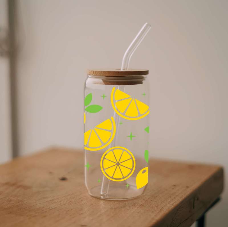 Lemon Glass Libbey Can