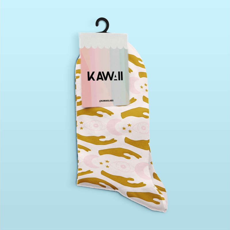Moon and Stars Novelty Socks