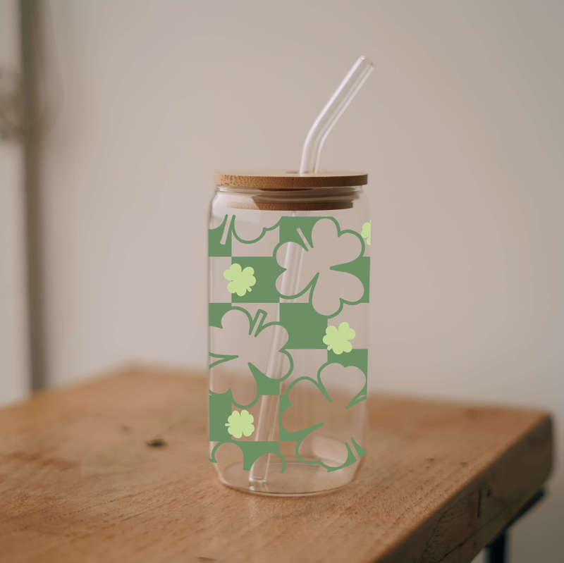 St. Patrick's Glass Libbey Can