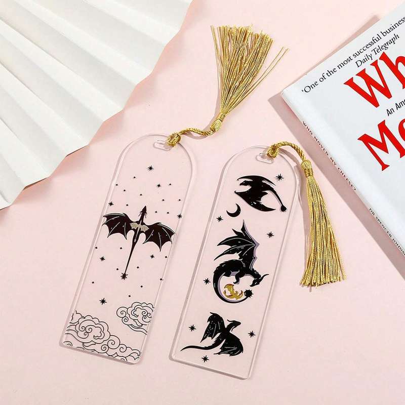 Fourth Wing Dragon Bookmarks