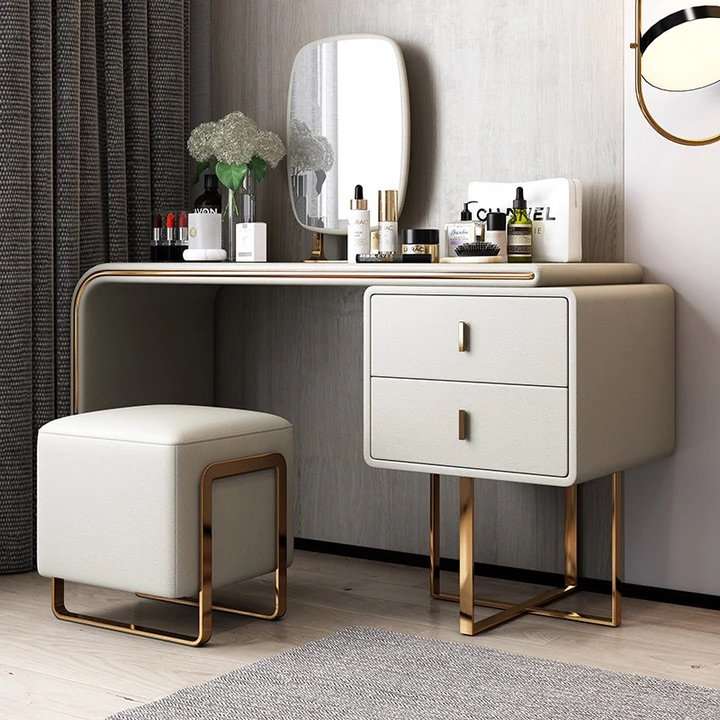 KC FURN-Dueville Makeup Vanity with Stool