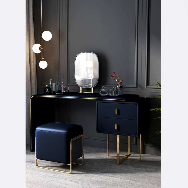 KC FURN-Dueville Makeup Vanity with Stool