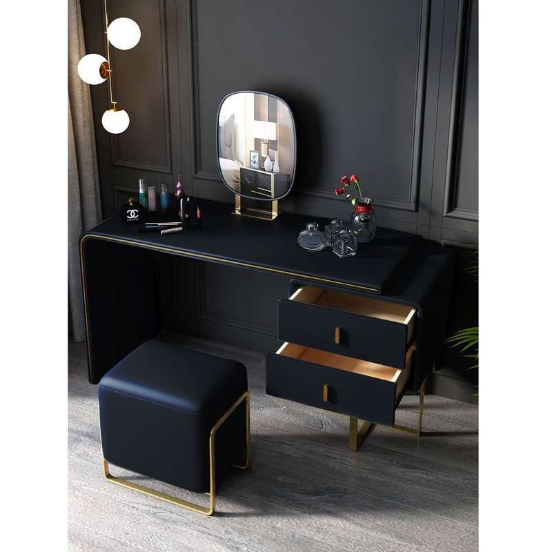 KC FURN-Dueville Makeup Vanity with Stool