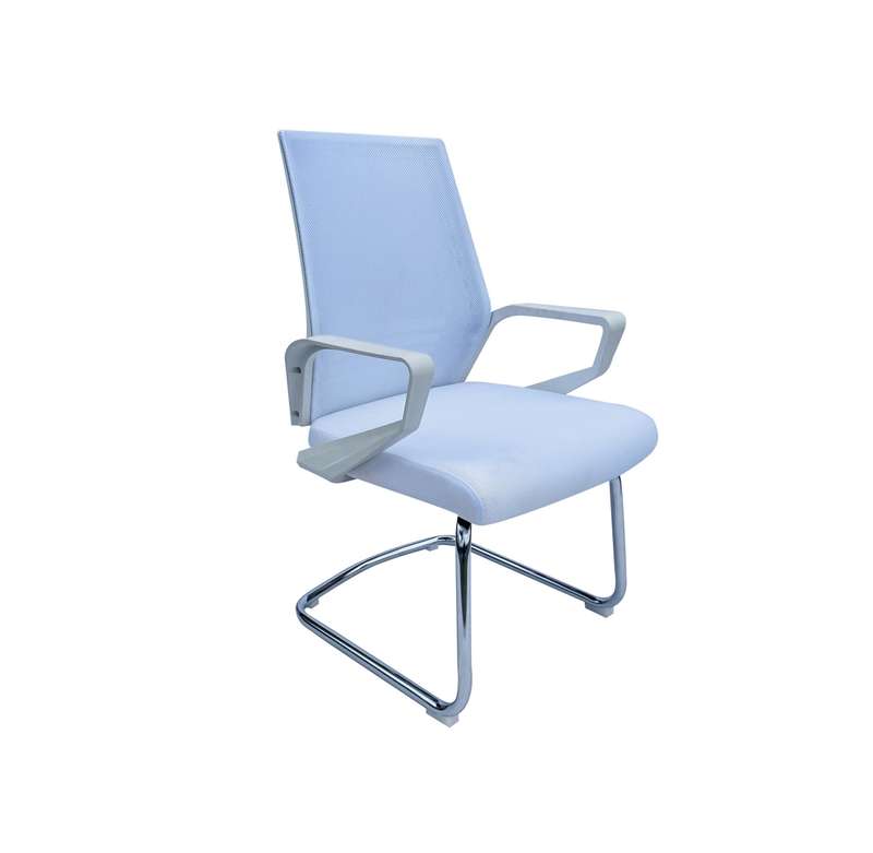 KC FURN-Eva White Visitors Chair