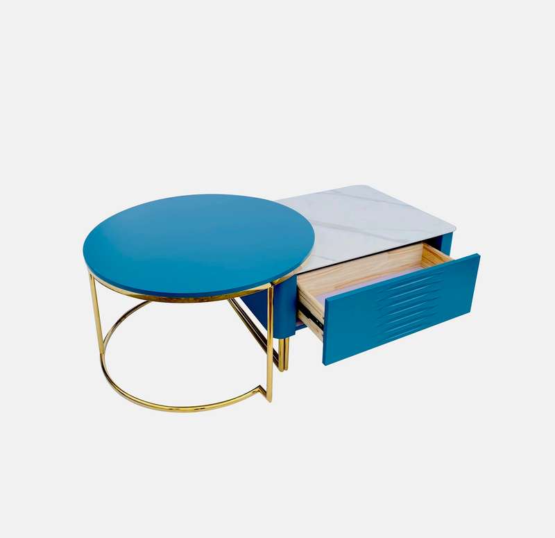 KC FURN-Natasha Coffee Table Set with MDF Board Cabinet