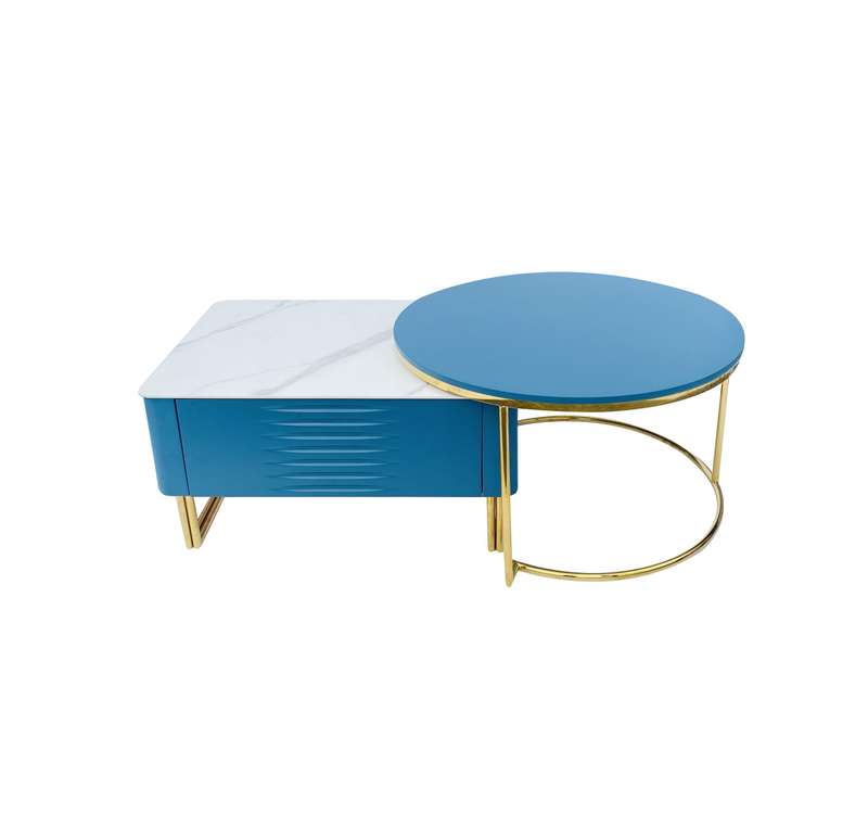 KC FURN-Natasha Coffee Table Set with MDF Board Cabinet