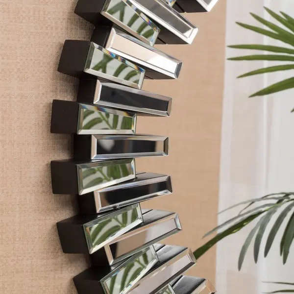 KC FURN-Luxury Mingling Slats Wall Mirror