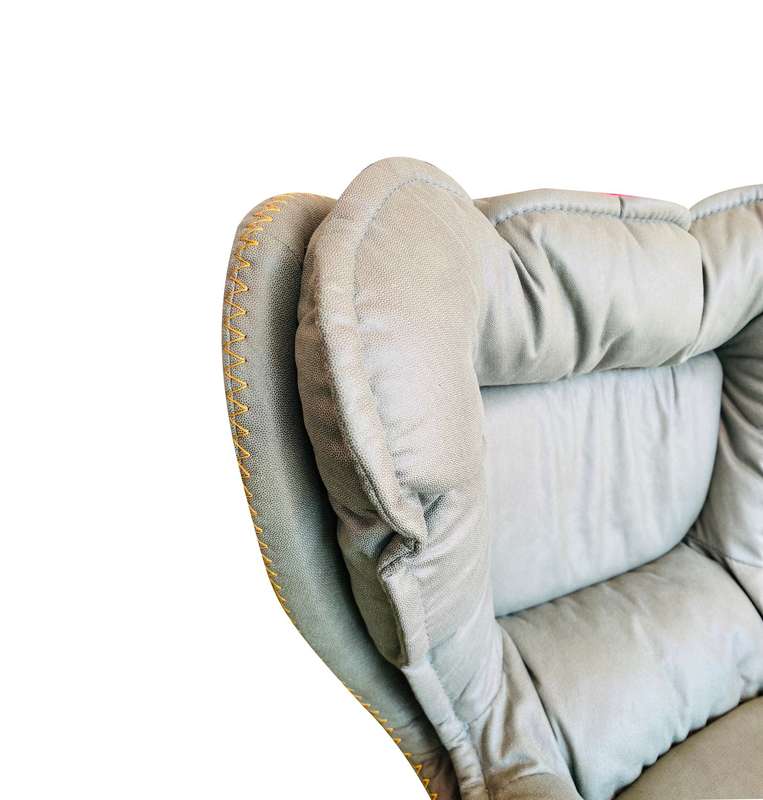 KC FURN-Nelia Suede Barstool