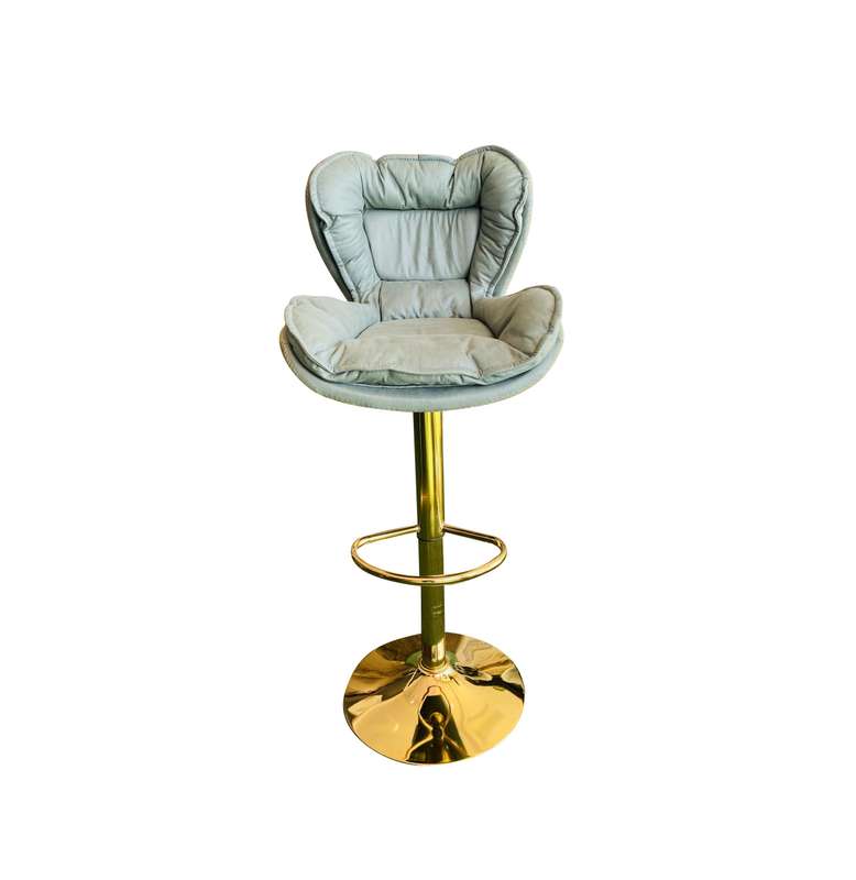 KC FURN-Nelia Suede Barstool