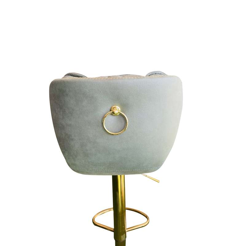 KC FURN-Nelia Suede Barstool