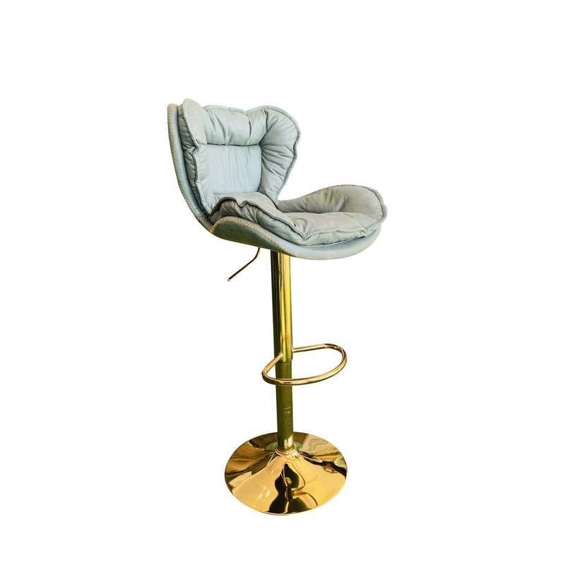 KC FURN-Nelia Suede Barstool