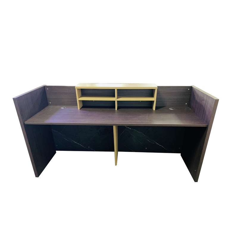KC FURN-Bitman Modern Reception Desk with LED Lights