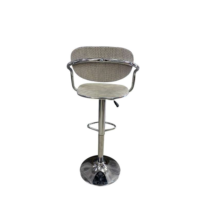KC FURN-Bamboo Round Arm Bar Stool