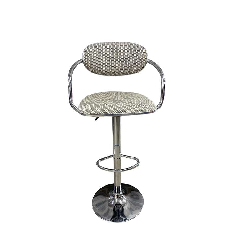 KC FURN-Bamboo Round Arm Bar Stool