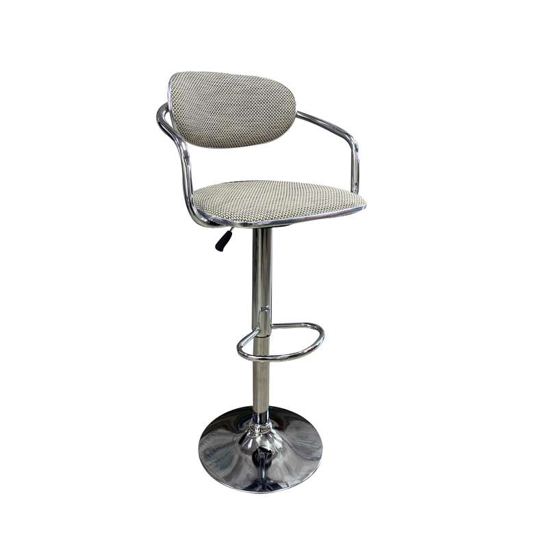 KC FURN-Bamboo Round Arm Bar Stool