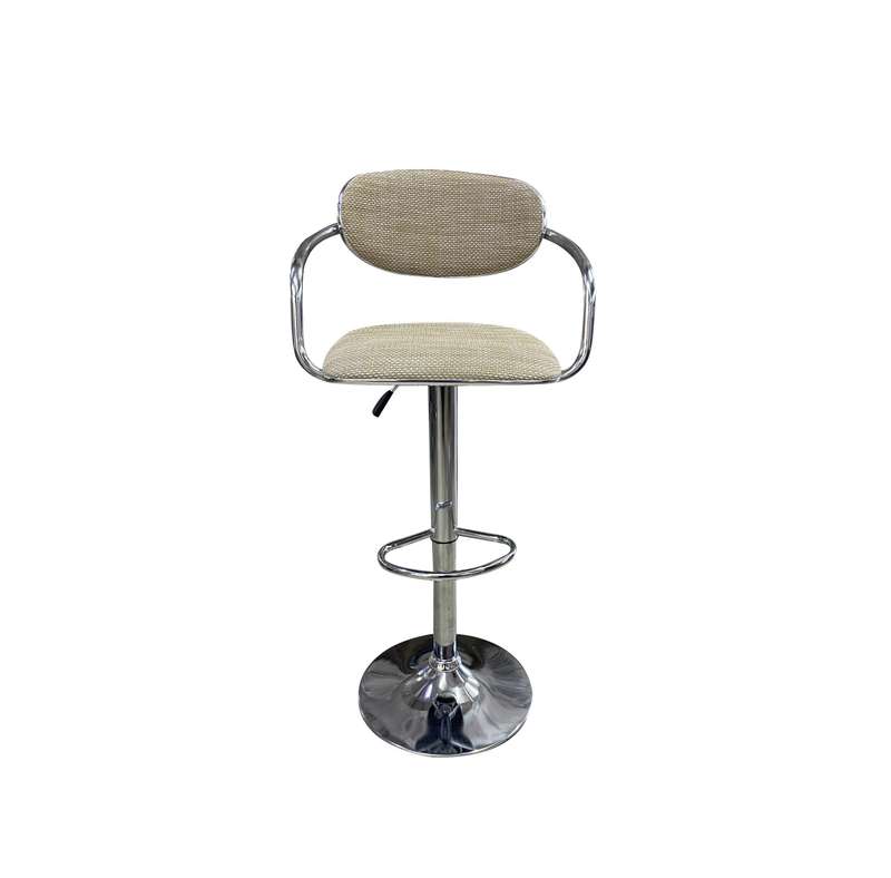 KC FURN-Bamboo Round Arm Bar Stool