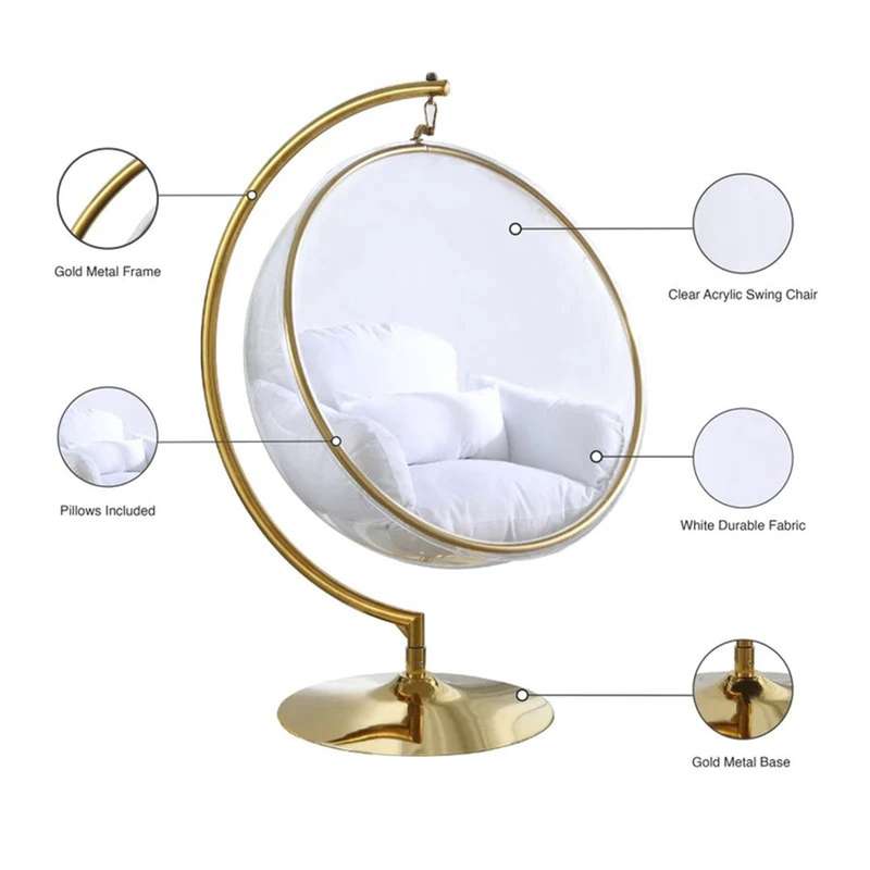 KC FURN-Bubble Transparent Swing Chair