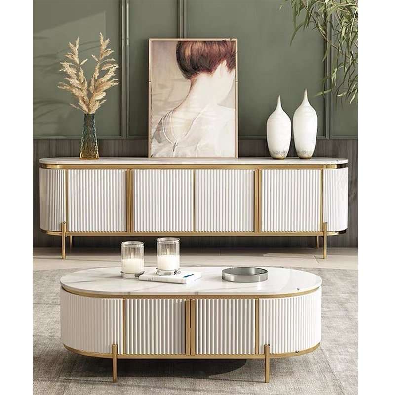 KC FURN-Venezia Coffee Table (White)