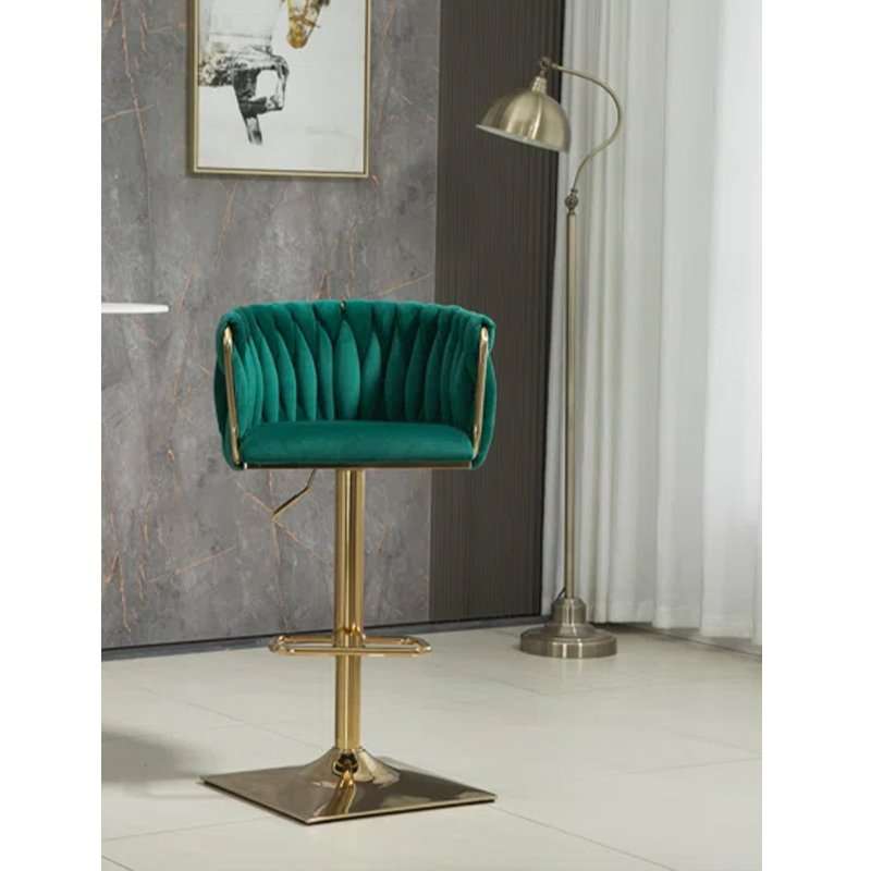 KC FURN-Quinn Swivel, Adjustable Height Bar Stool