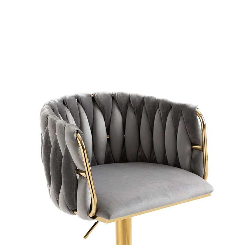 KC FURN-Quinn Swivel, Adjustable Height Bar Stool