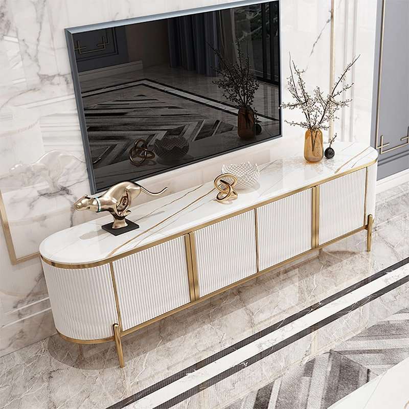 KC FURN-Venezia Marbletop TV Unit
