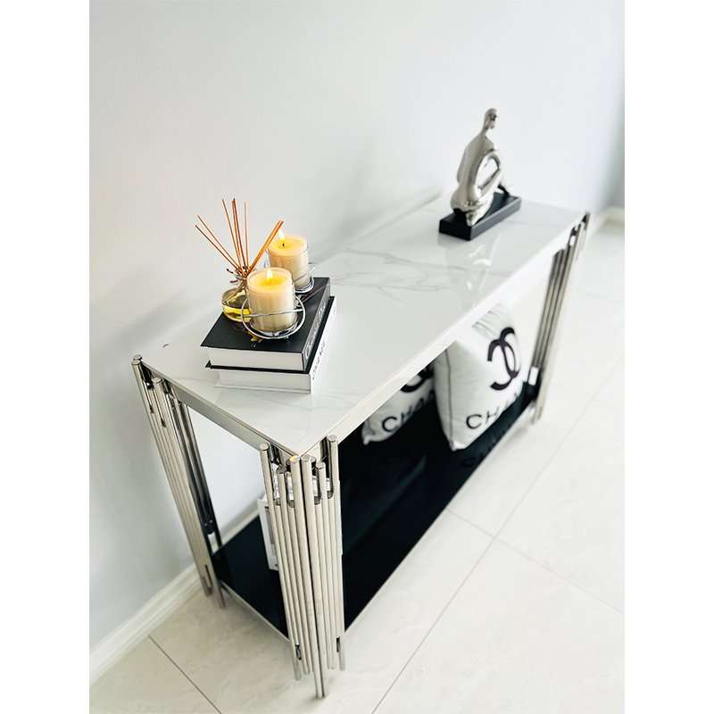 KC FURN-Lucia Marble Top Server