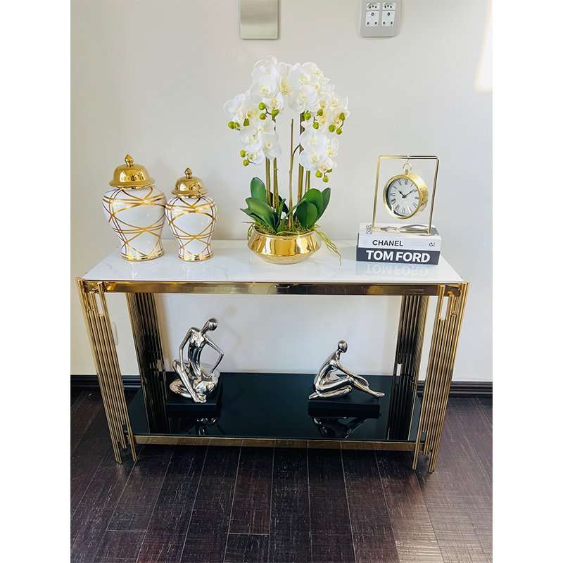 KC FURN-Lucia Marble Top Server