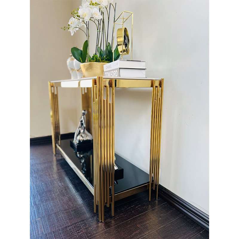 KC FURN-Lucia Marble Top Server