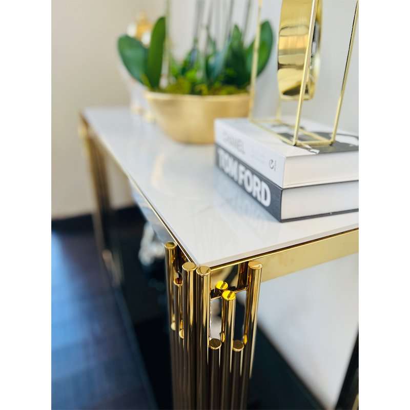 KC FURN-Lucia Marble Top Server