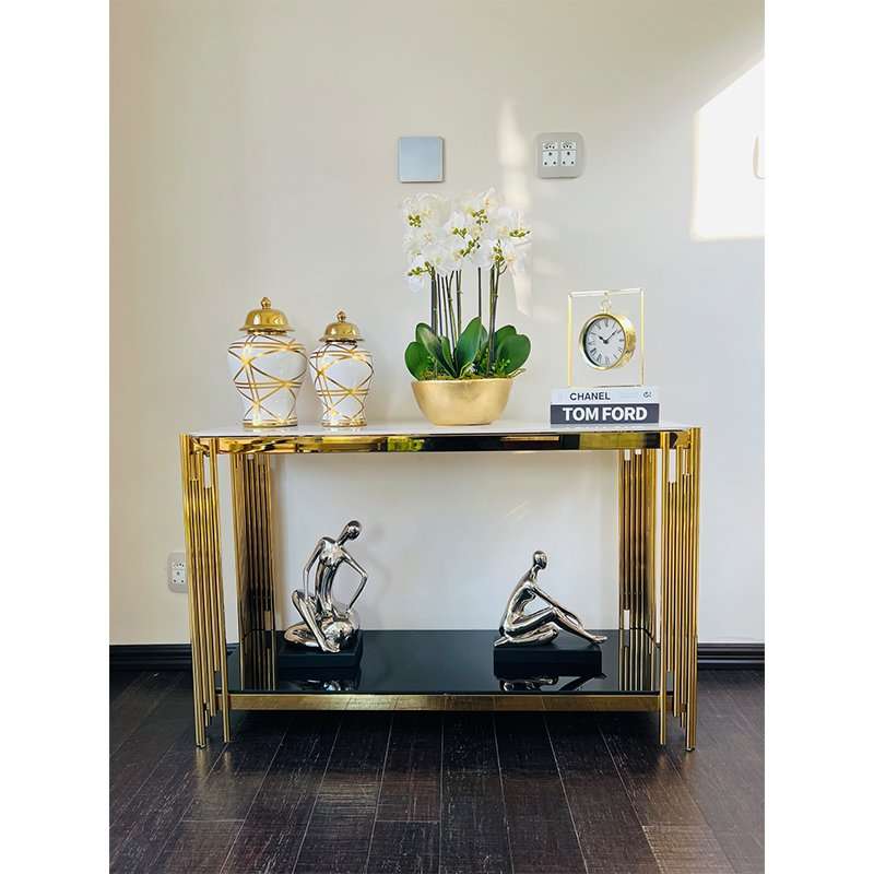 KC FURN-Lucia Marble Top Server