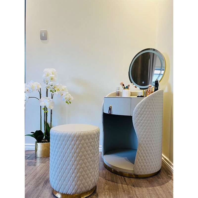 KC FURN-Olivia Marble-Top Vanity Set