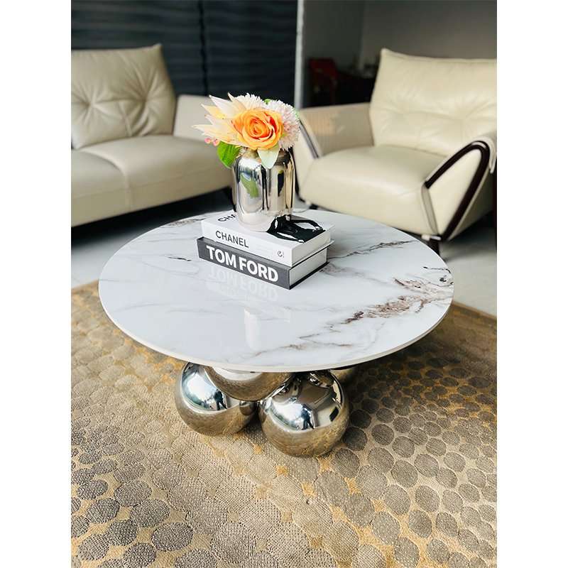 KC FURN-Silver Moon Accent Table
