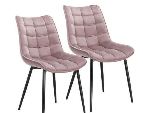 KC Furn- Plush Velvet Dining Chairs