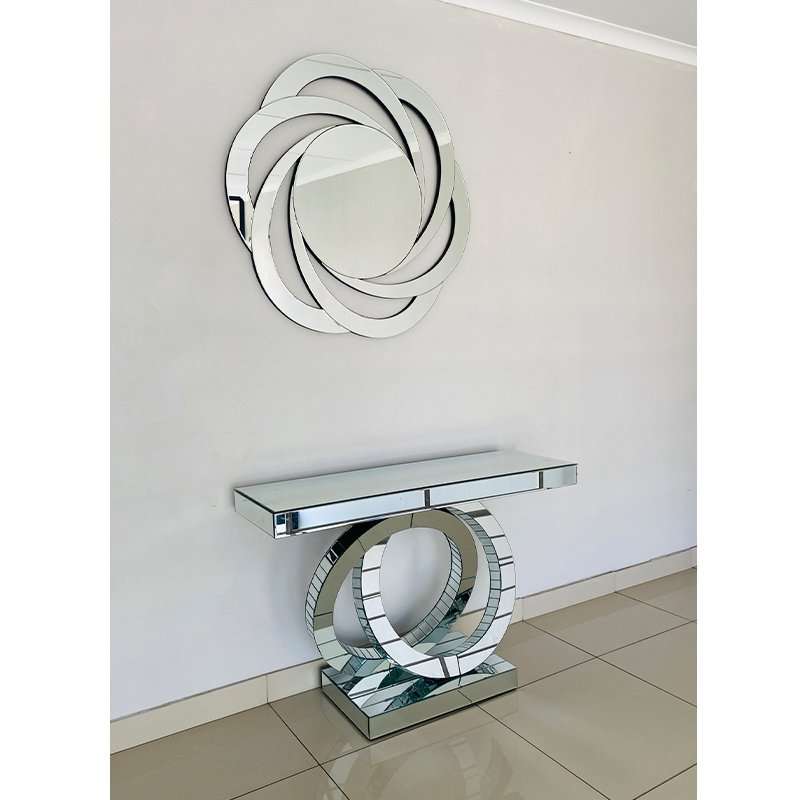 KC FURN-Infinite Console & Mirror Set