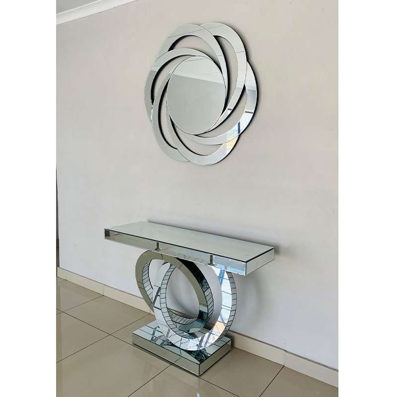 KC FURN-Infinite Console & Mirror Set