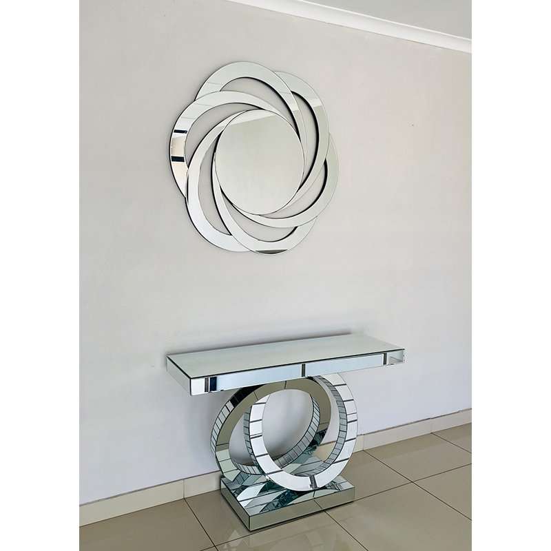 KC FURN-Infinite Console & Mirror Set