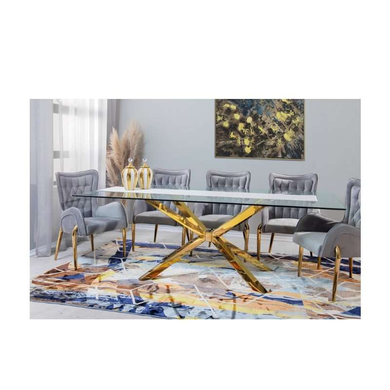 KC FURN Judea 8 Seater Dining Set