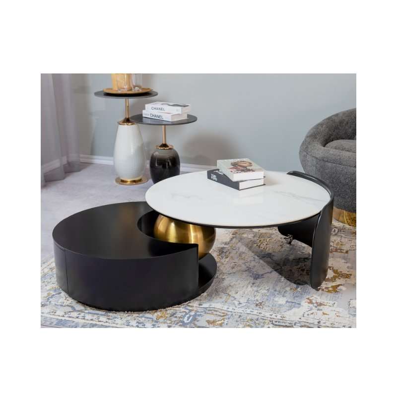 KC FURN-Norman Rotating Coffee Table