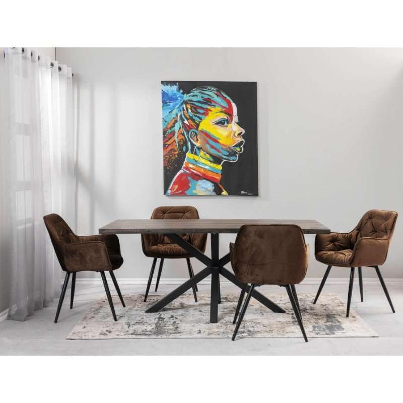 KC FURN-Winslow 4 Seater Dining Set