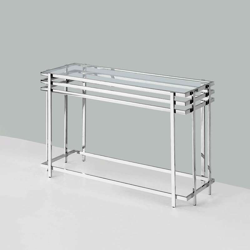 KC FURN-Zurich Silver Console